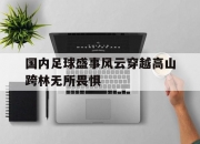乐鱼体育登录-关于国内足球盛事风云穿越高山跨林无所畏惧的信息