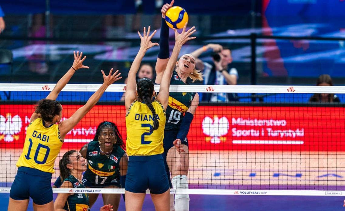 包含女排世联赛：意大利3-1巴西实现卫冕完整1-18排名出炉中国第五的词条